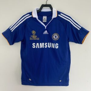 Chelsea Home Retro Jersey Champions League Final 2008