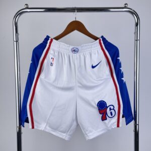 Philadelphia 76ers Game Shorts Player Issued NBA AnniversaryWhite 22/23