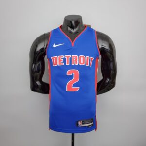 Cade Cunningham Detroit Pistons 75th Anniversary Swingman Jersey Blue
