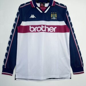 Manchester City Away Long Sleeve Retro Jersey 97/98