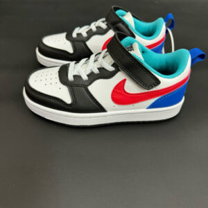 Air Force Low Top Work Kids Shoes FG22-36 Black White Red