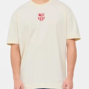 Ecru tee FC Barcelona - Oversize