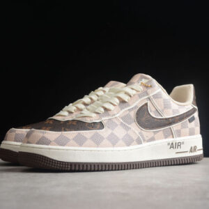 LV X Nike Air Force 1 07 Low Brown Beige