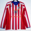 Atletico Madrid Home Long Sleeve Retro Jersey 2004/05
