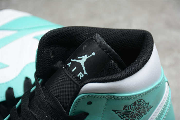 Air Jordan 1 Mid White Tropical Twist Black 554724-132 - Image 12