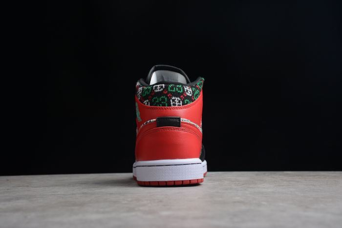 Air Jordan 1 Mid Ugly Christmas Sweater - Image 5