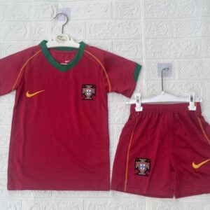 Portugal Home Retro Kids Suit 2006