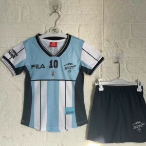 Argentina Diego Maradona Commemorative Retro Kids Suit 2001