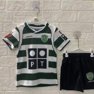 Sporting Lisbon Home Retro Kids Suit 2001/03