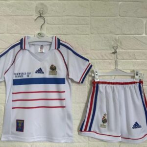 France Away Retro Kids Suit 1998