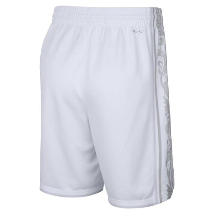 Dallas Mavericks Shorts City Edition White 24/25 - Image 2