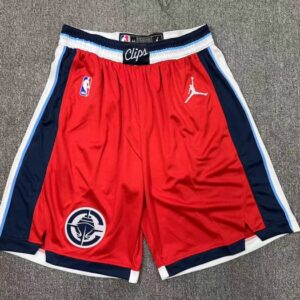 LA Clippers Shorts Statement Edition Red 24/25