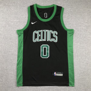 Boston Celtics KIds Jersey Black Classics Edition 85/86NO.0 TATUM