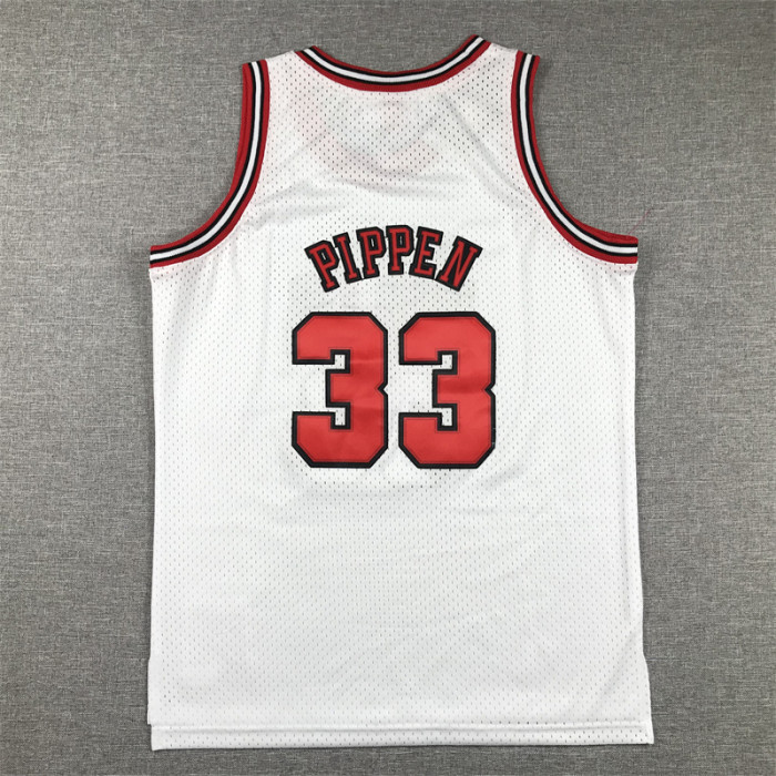 Chicago Bulls Kids Jersey White Classic 97/98 RODMAN NO.33 PIPPEN - Image 2