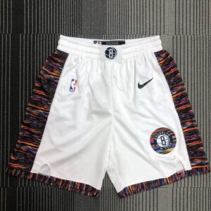 Brooklyn Nets White Shorts City Edition19/20