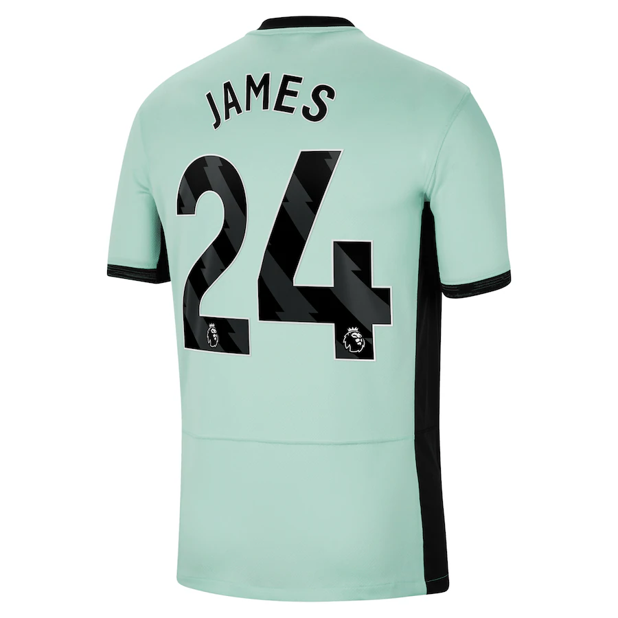 Chelsea Third Stadium Shirt 2023-24 with James 24 printing